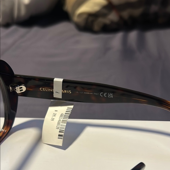 Brown Rectangular Glasses with Clear Lenses and Glossy Frame - Picture 11 of 15